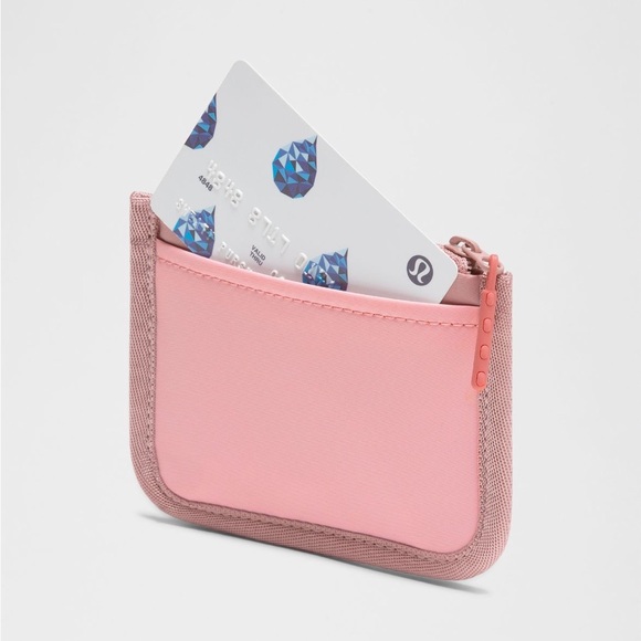 Lululemon Athletica Pink and White Key & Card Holder - Picture 2 of 6